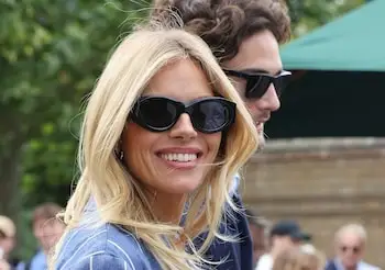 Sienna Miller at day seven of Wimbledon, 2023