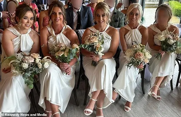 Kirsty requested her five bridesmaids wear white on her big day - even buying them dresses designed for brides