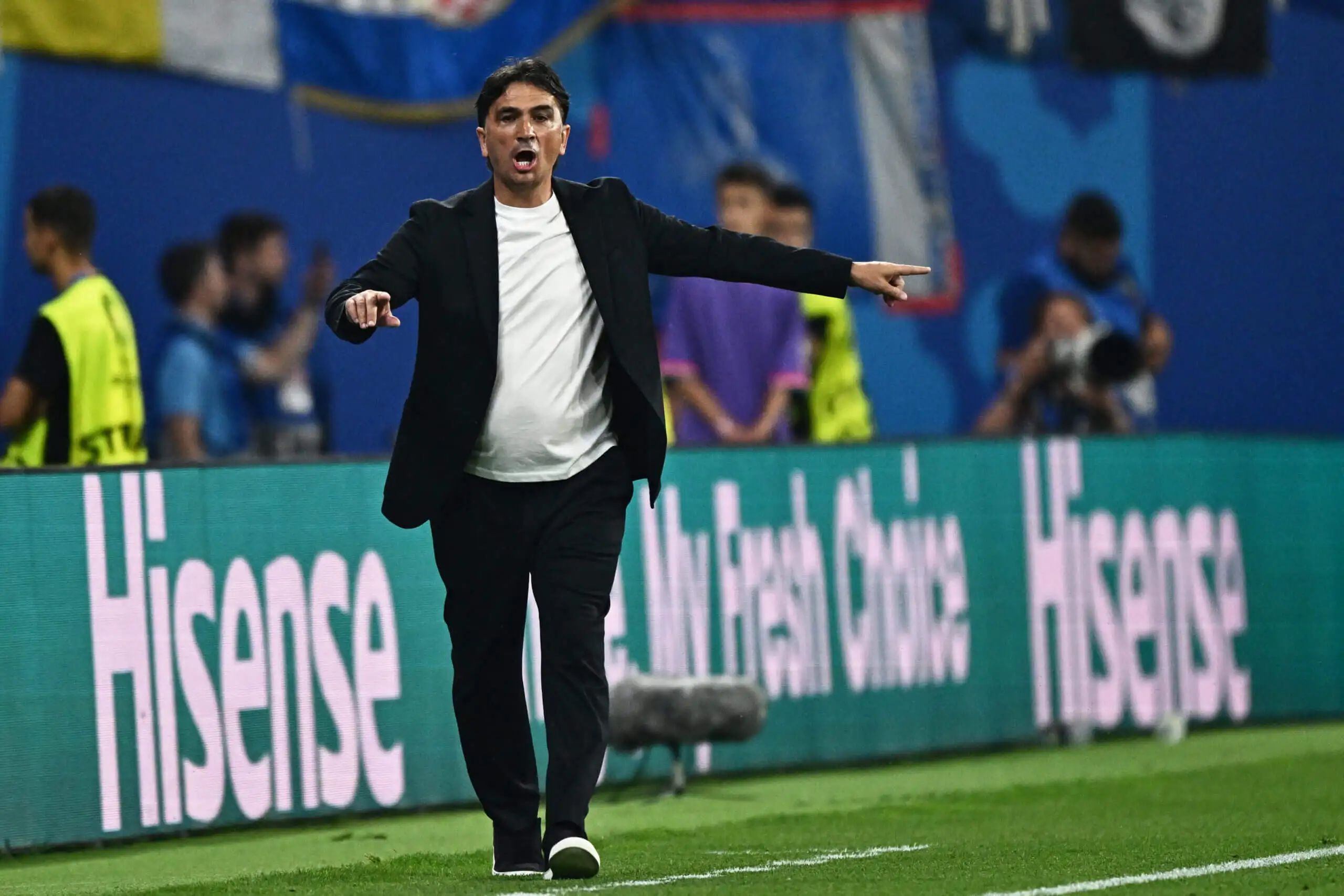 Croatia's head coach Zlatko Dalic