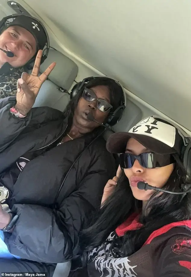 The presenter revealed she flew straight from Worthy Farm to the ITV studios to front the show, after catching a ride with her pals in a helicopter