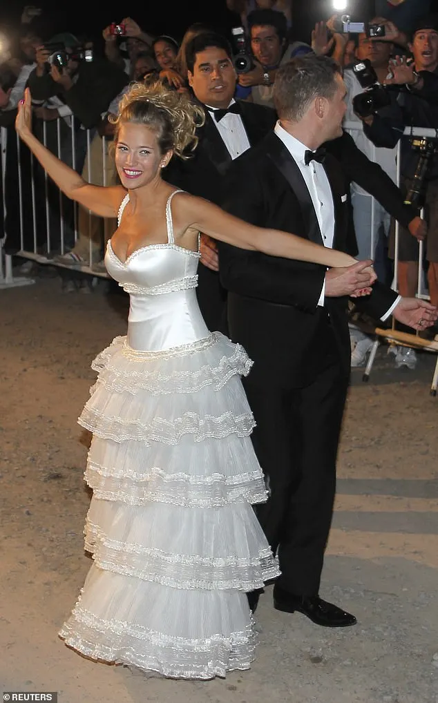 Michael Bublé married Luisana Lopilato in 2011 and the Argentine TV star's gown was somewhat unconventional as she donned a dramatic tiered skirt and fitted corset bodice with a plunging neckline by designer Sylvie Burstin. Rochelle said: 'The tiered skirt didn't look great and the materials didn't really match'