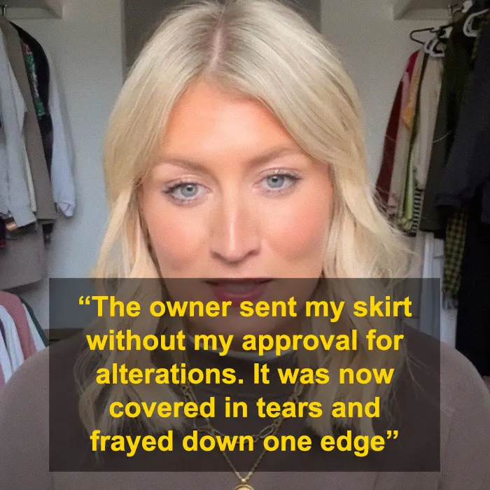 Influencer Accuses Bridal Shop Of Sending A “Dirty” Dress, Gets Reality Check And Legal Battle