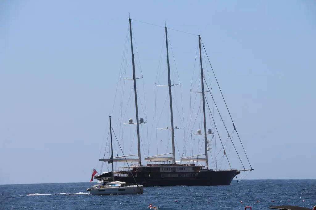 Jeff Bezos' huge yacht in all its glory