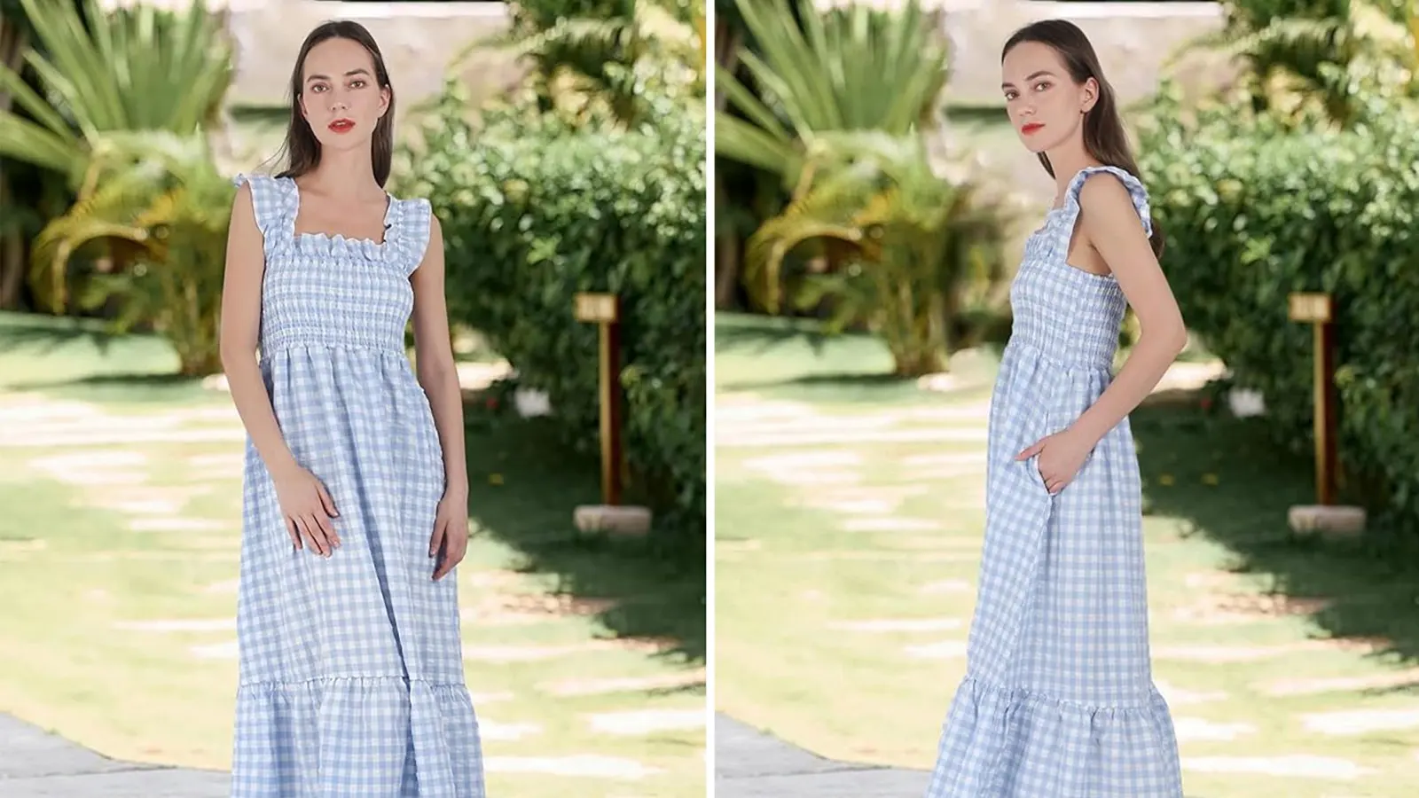 amazon-chouyatou-gingham-dress