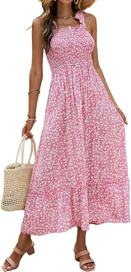 ruffle maxi dress