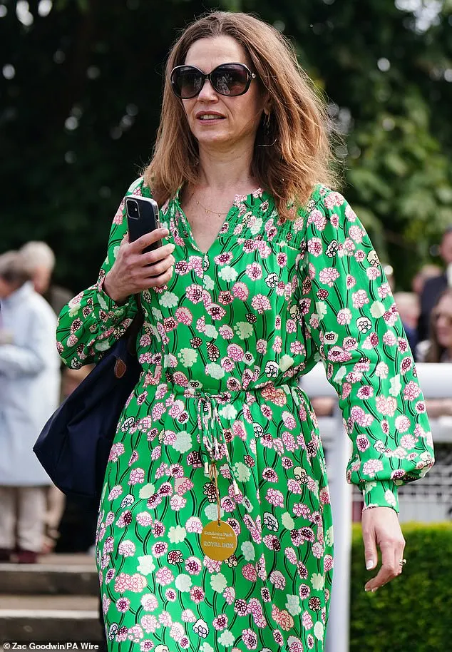 Lady Victoria Starmer attended the Coral-Eclipse races in Surrey this weekend wearing a £325 green floral ME+EM dress