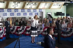 First Lady Dr. Jill Biden speaks during a campaign event in Wilmington, North Carolina, United States on July 8, 2024. First Lady Dr. Jill Biden is launching President Joe Biden's outreach to veterans and military families during a campaign swing through battleground states.