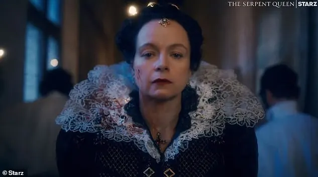 Samantha pictured as a bloodied Catherine in the series two trailer - out nearly two years after its first series began