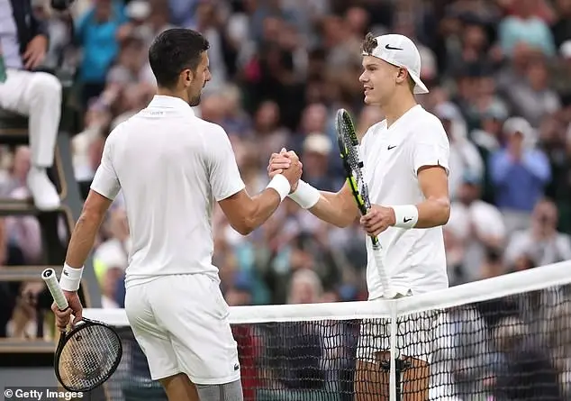 His outburst came after he saw off Holger Rune in straight sets to move into the quarter-finals