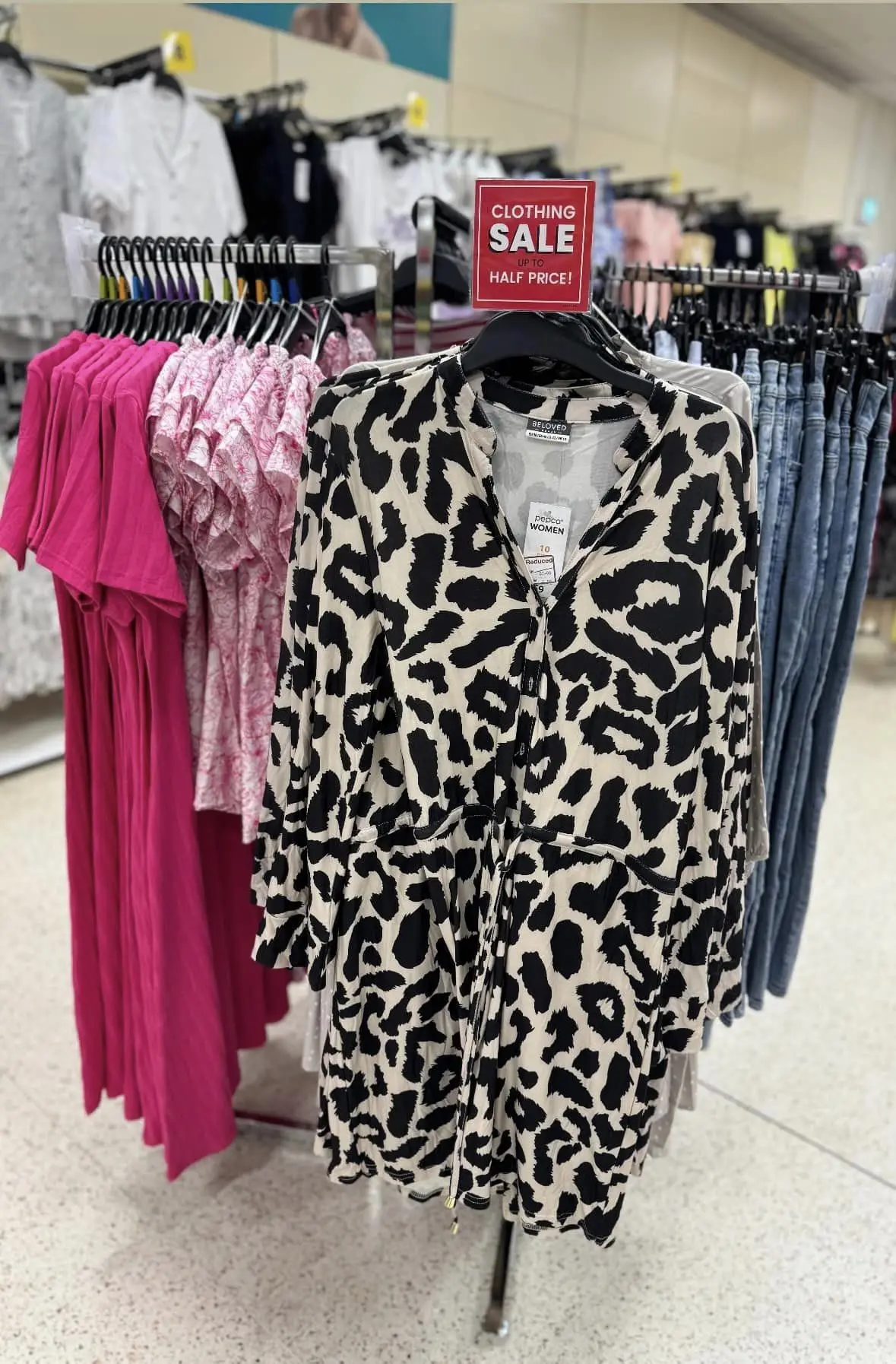 Bargain hunters are running to get to Poundland, eager to get their hands on clothes that have been slashed by up to half price