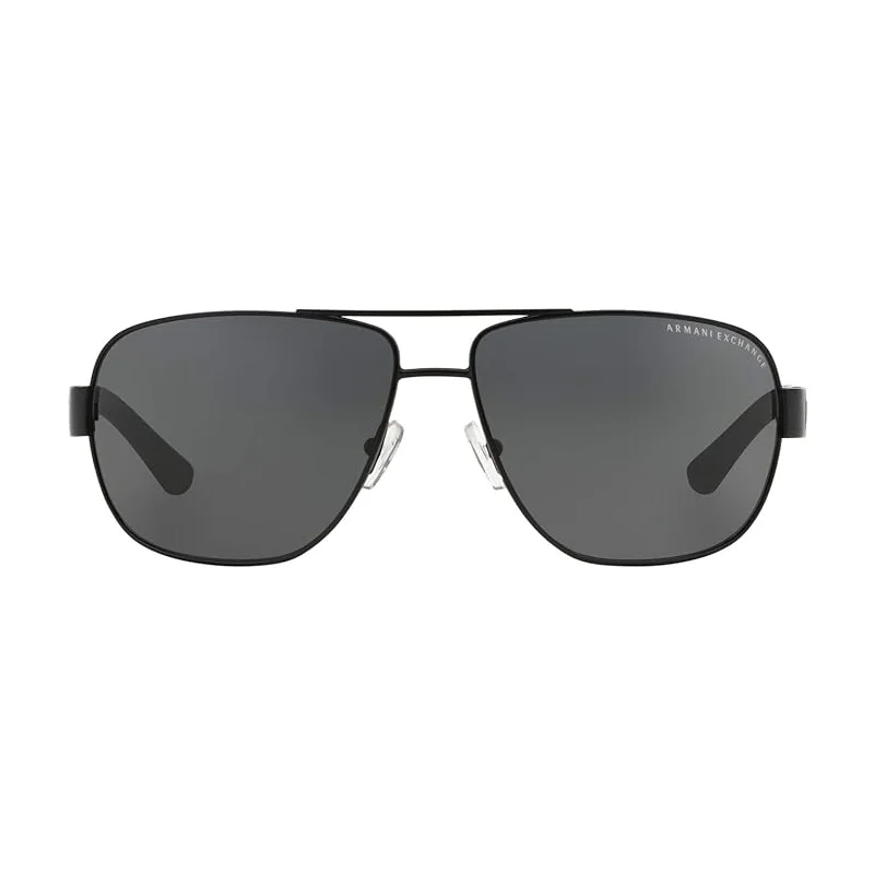 Men's AX2012S Rectangular Sunglasses