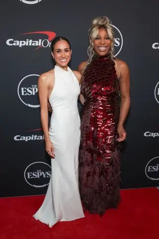 Meghan Markle and Serena Williams on the ESPYs red carpet