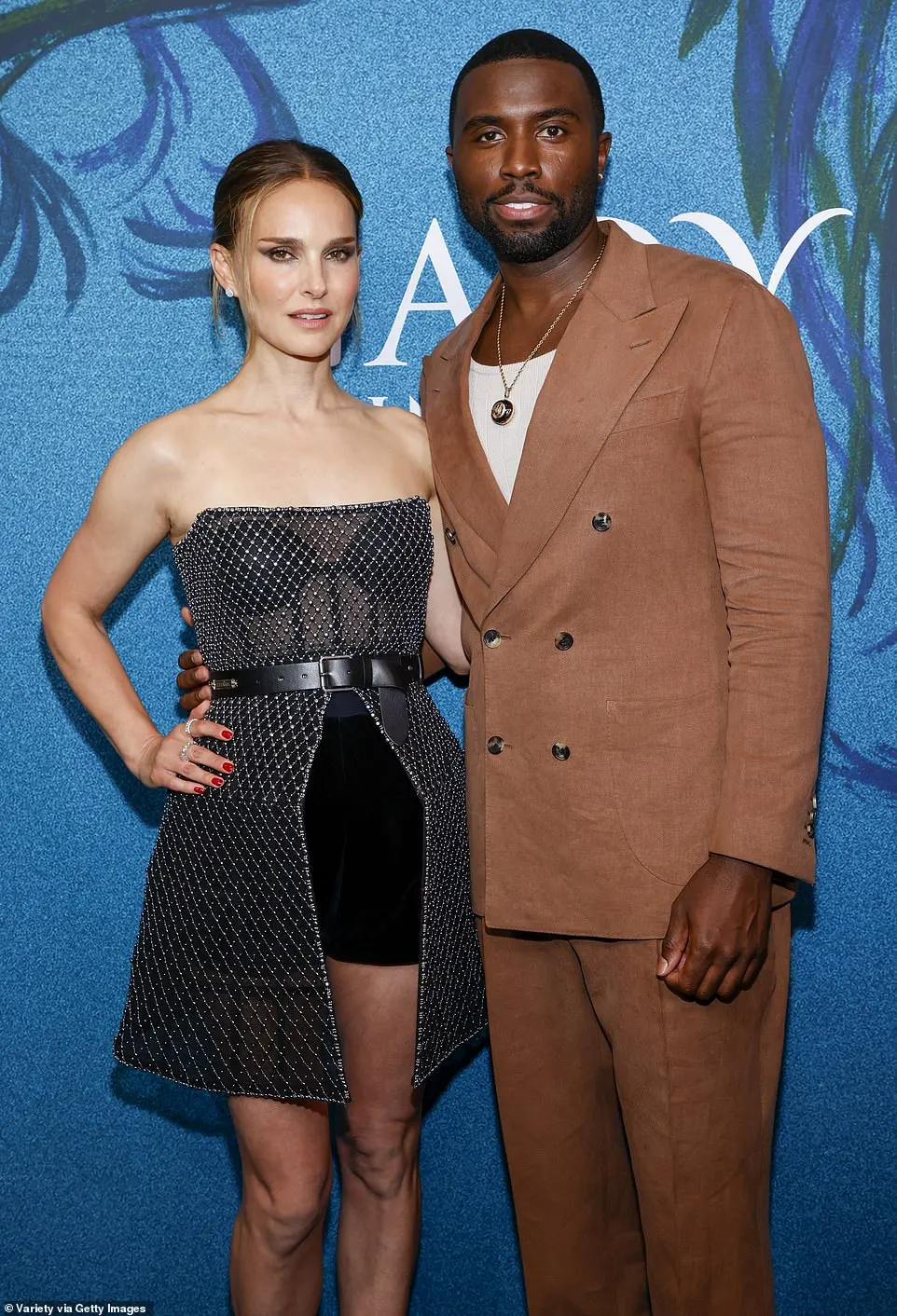 Natalie and Y'lan struck a pose on the red carpet