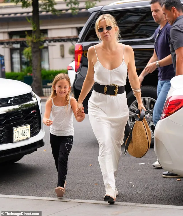 Kate Hudson enjoyed a fun family lunch date with daughter Rani at an Italian hotspot in New York City on Friday