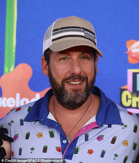 Adam Sandler was also in attendance at the ceremony, and kept it casual in a patterned, polo shirt as well as a pair of blue shorts