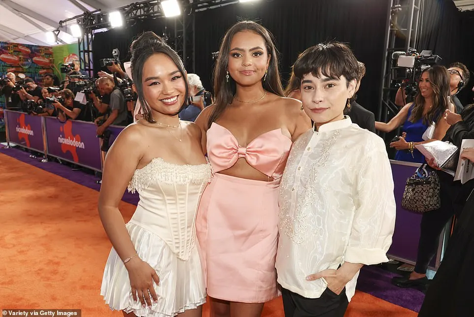 Nayah Damasen, Miia Harris and Ceci Balagot were later seen pausing for a quick photo together as they walked along the red carpet