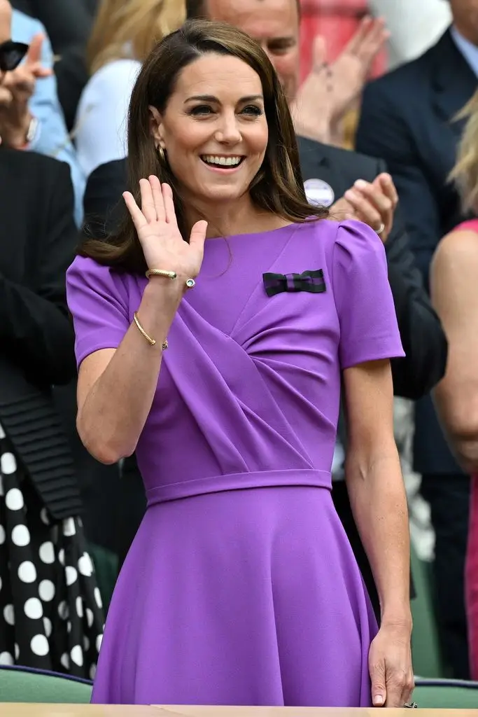 princess kate in purple at wimbledon