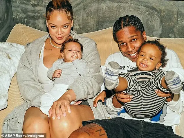 Riri (born Robyn Fenty) and Rocky previously revealed they were 'trying to figure out who's gonna use what' when it comes to sampling the voices of RZA and 11-month-old son Riot Rose Mayers on Don't Be Dumb and her long-delayed ninth studio album (pictured May 13)