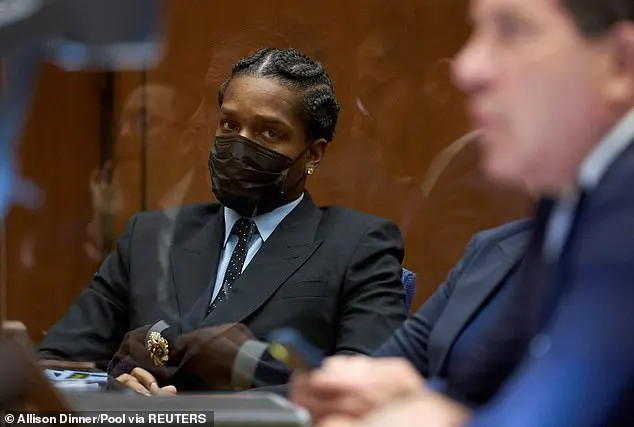 On January 8, Rocky (L, pictured November 20) plead not guilty to two counts of assault with a semi-automatic firearm stemming from a 2021 shooting of his longtime friend A$AP Relli