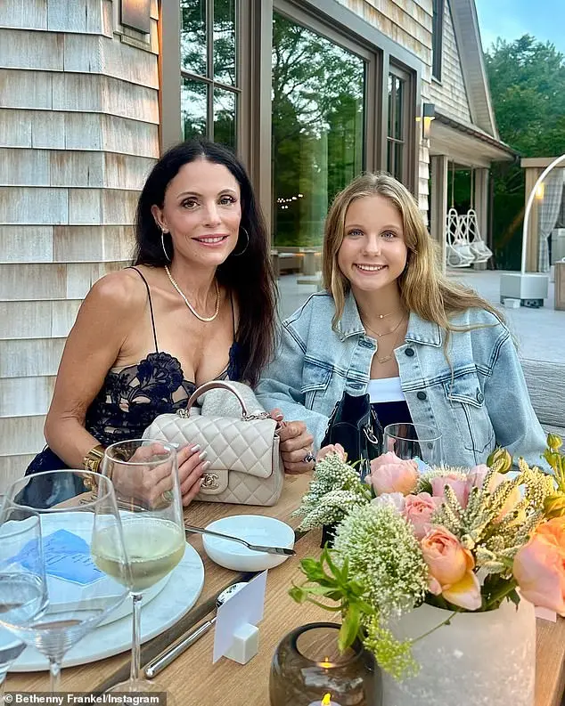 Frankel spends most of her time with her 14-year-old daughter Bryn Casey Hoppy (R, pictured Saturday) from her three-year marriage to pharmaceutical sales executive Jason Hoppy, which finally ended in January 2021 after a nine-year legal separation