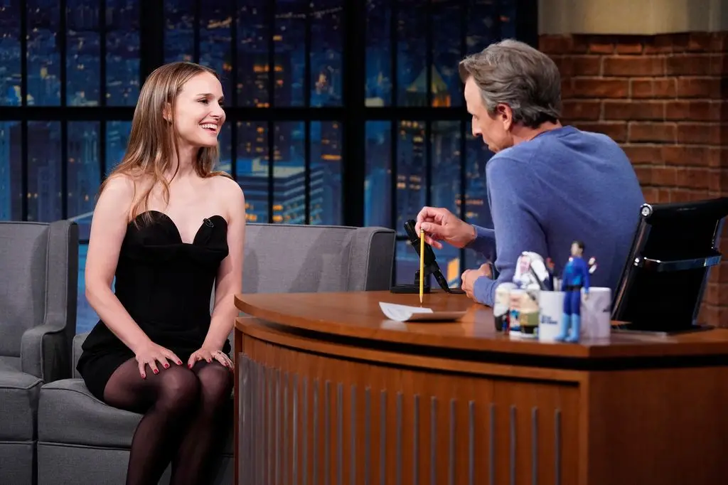 Natalie Portman on seth meyers show