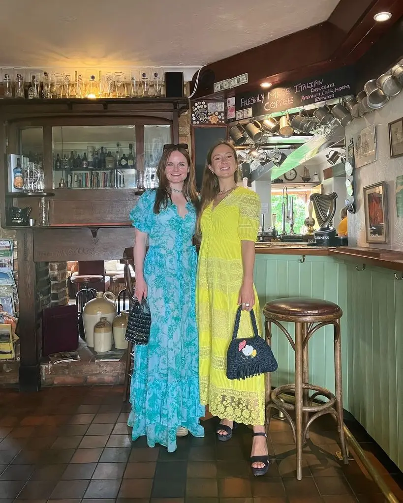 Lady Marina Windsor in a yellow dress