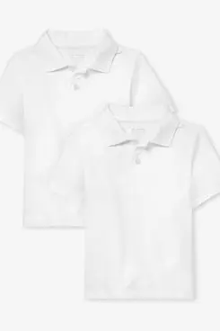 The Children's Place Baby Boys Short-Sleeve Pique Polo (2-Pack)