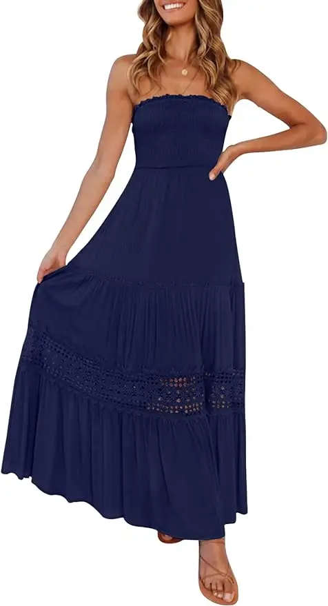 Zesica Strapless Maxi Dress