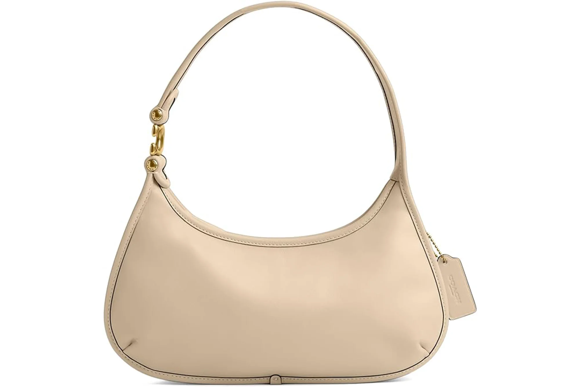 A white leather bag