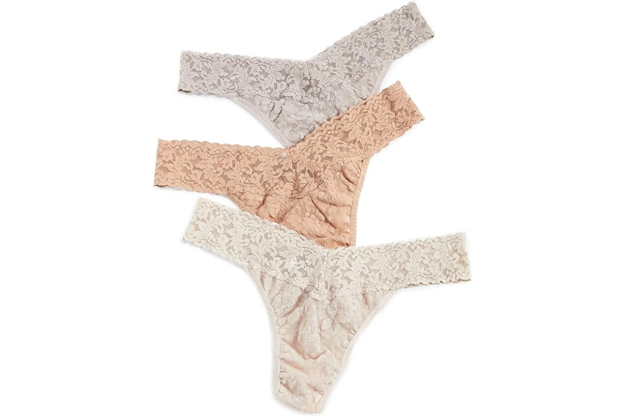 A three pack of thongs