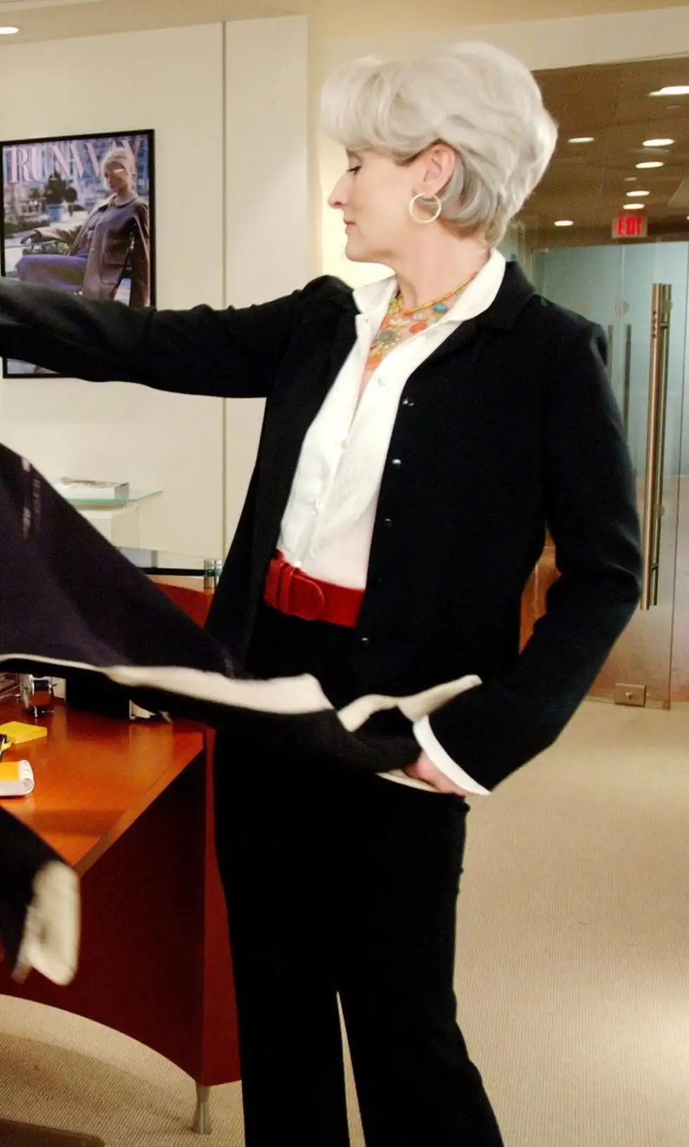 Miranda Priestley's matador outfit