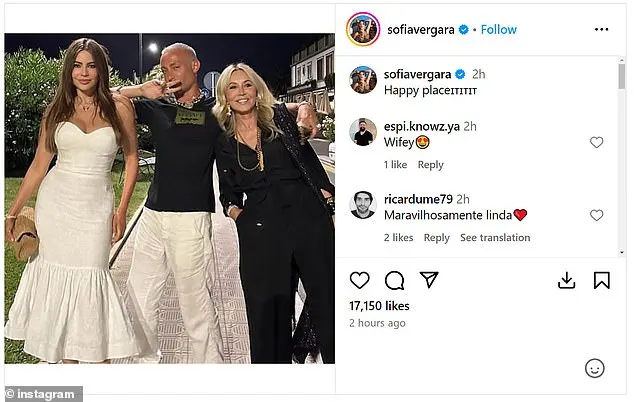 After dinner the foursome headed out for a walk along a busy street in Forte dei Marmi, although it was Balaguer who had to sit this photo out and serve as photographer