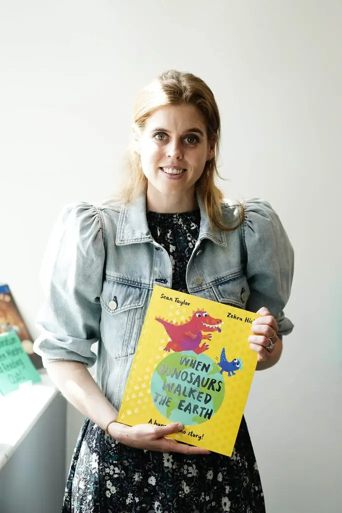 Princess Beatrice pays surprise visit to West Thornton Primary School in Croydon to join in with story time