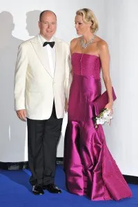 MONTE-CARLO, MONACO - AUGUST 05: Prince Albert II of Monaco and Princess Charlene of Monaco attend the 63rd Red Cross Ball at the Sporting Monte-Carlo on August 5, 2011 in Monte-Carlo, Monaco. (Photo by Pascal Le Segretain/Getty Images)