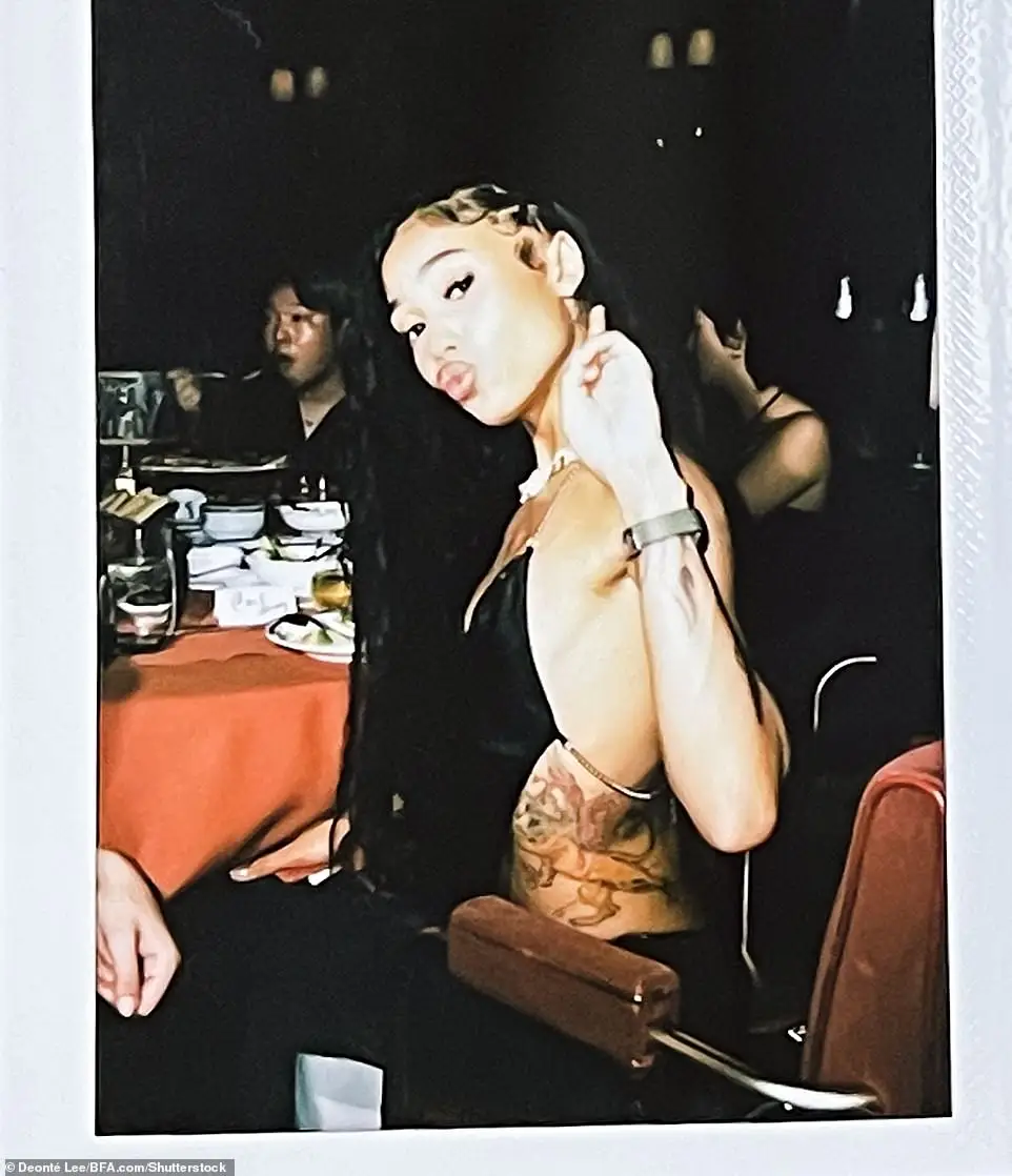 Similar to other celebrity guests during the evening, Leray also took a Polaroid photo while enjoying the dinner party