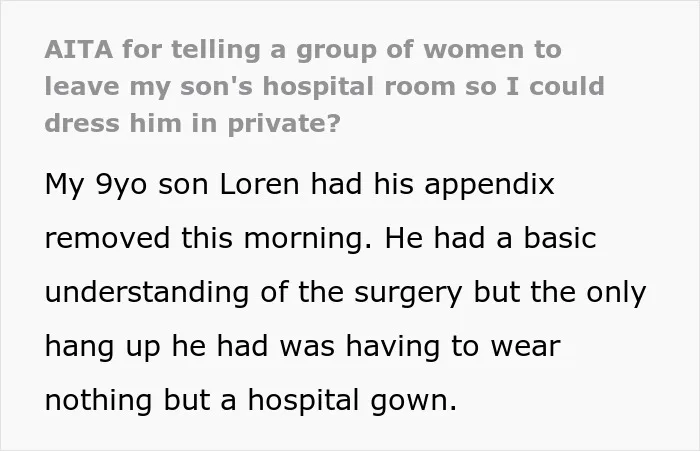 Man Tells Everyone To Leave So 9YO Son Could Dress Up, Gets Called Out By Nurse And Ex-Wife