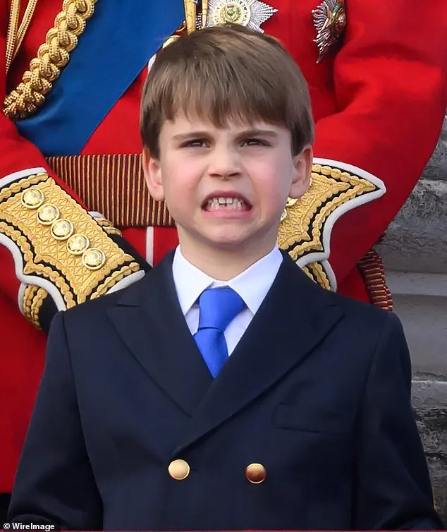 The youngest child of the Prince and Princess of Wales, Prince Louis, six, donned a suit to Trooping the Colour in June