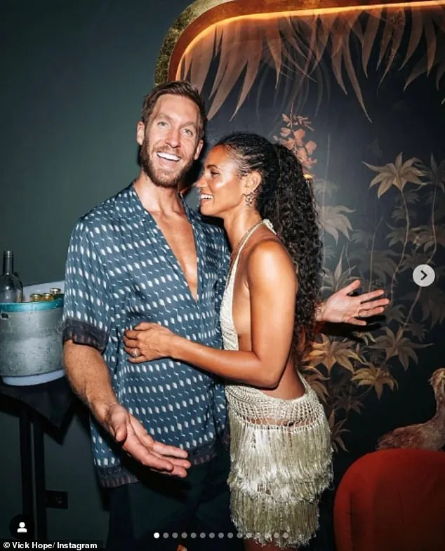 Vick Hope looked more loved-up than ever with husband Calvin Harris, as she shared a glimpse into her summer so far with a number of leggy snaps