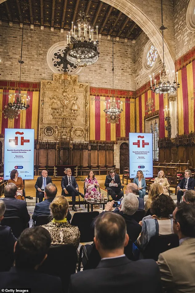 Letizia chairs each of the annual meetings in various locations around the world - this year in Barcelona