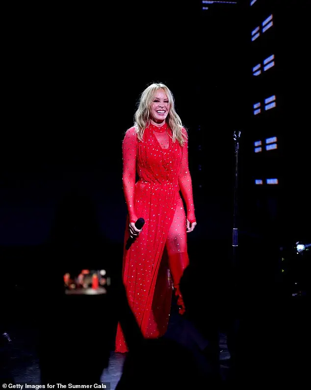 The pop superstar, 56, dazzled in two sparkly red looks for the event, which aims to raise funds to support the protection of children and the conservation of biodiversity