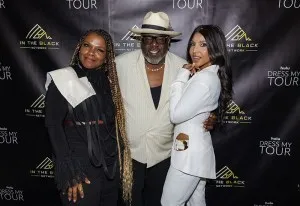 Dr Holly Carter, Cedric The Entertainerr and Toni Braxton at The Premiere of Hulu's