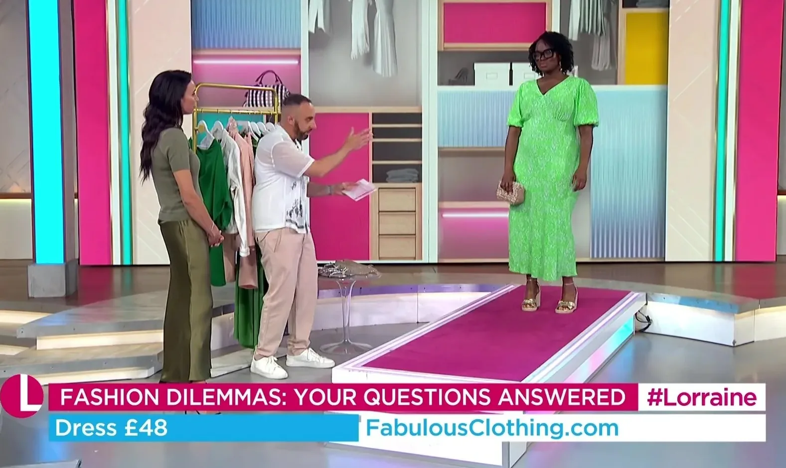 Stylist Mark Heyes praised the 'Katie' dress from the Fabulous Fuller Bust Collection on Lorraine today