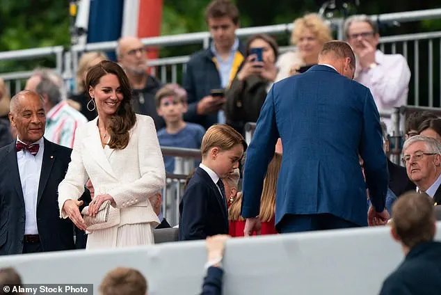 Dazzling at the Party at the Palace in 2022, the Princess of Wales wore a recycled Self Portrait midi dress with a bouclé bodice and chiffon pleated skirt