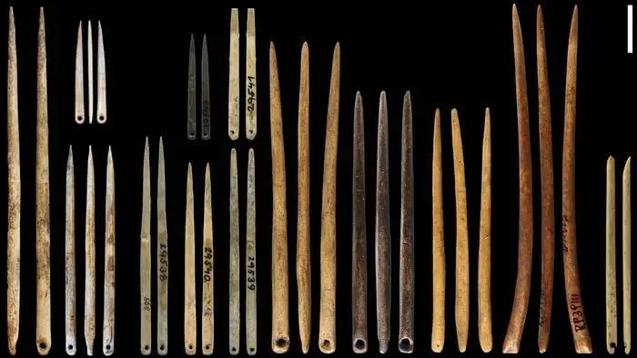 Eyed needles from the last ice age