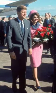 John F. Kennedy and Jackie Kennedy in Dallas in 1963.