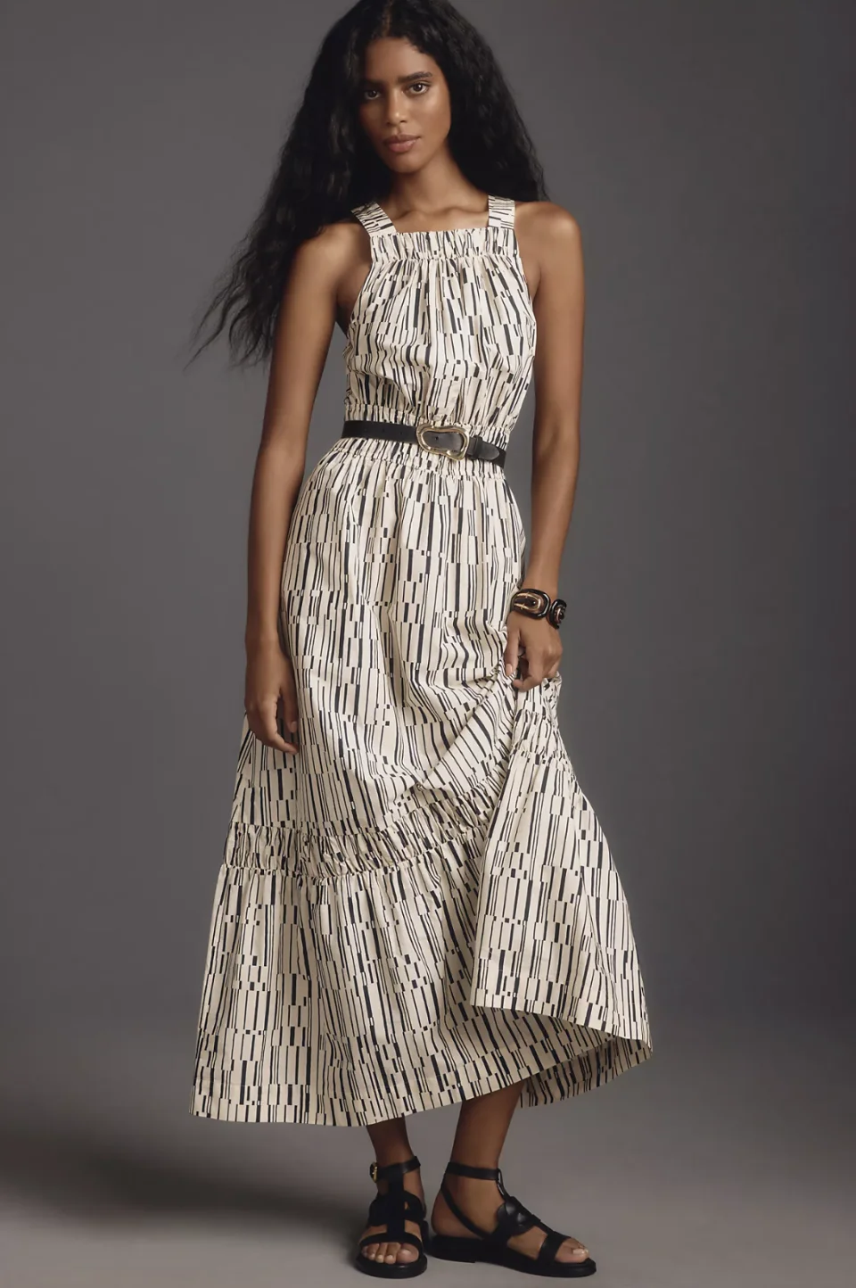 The Somerset Maxi Dress: Poplin Halter Edition (Photo via Anthropologie)