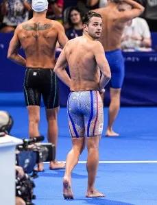 NANTERRE, FRANCE - JULY 30: Arno Kamminga of the Netherlands competing in the Men's 200m Breaststroke during Day 4 of Swimming - Olympic Games Paris 2024 at Paris La Defense Arena on July 30, 2024 in Nanterre, France. (Photo by Joris Verwijst/BSR Agency/Getty Images)