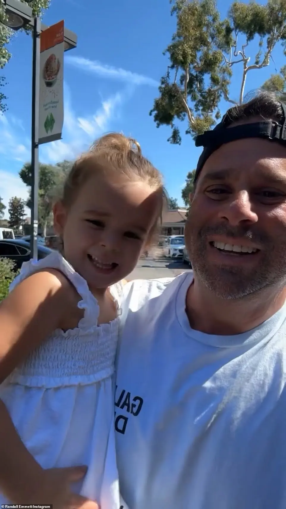 The Give Them Lala podcaster's three-year-old daughter Ocean was enjoying quality daddy-daughter time on Sunday with her estranged ex-fiancé Randall Emmett, whom she bitterly split from in 2021 after three years amid cheating allegations