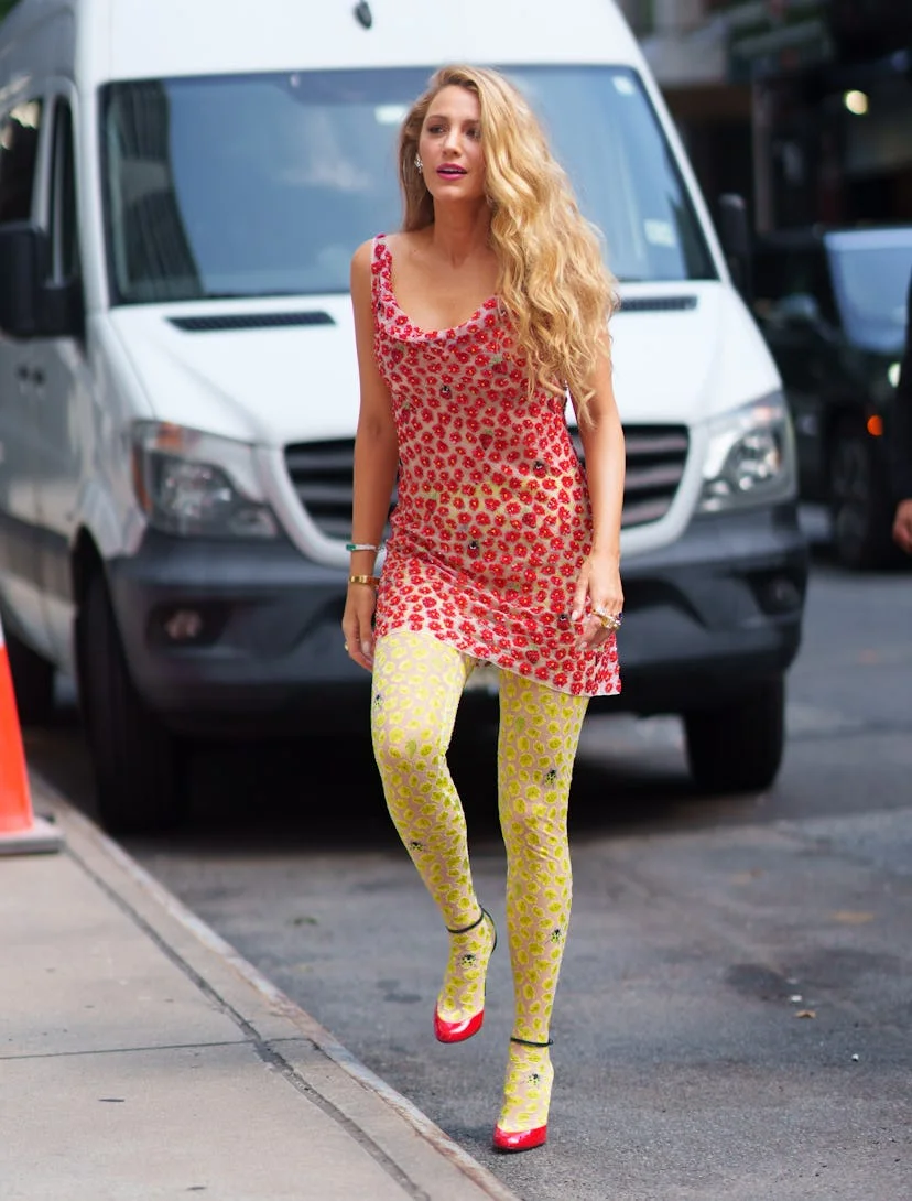 Blake Lively is seen out in New York City.