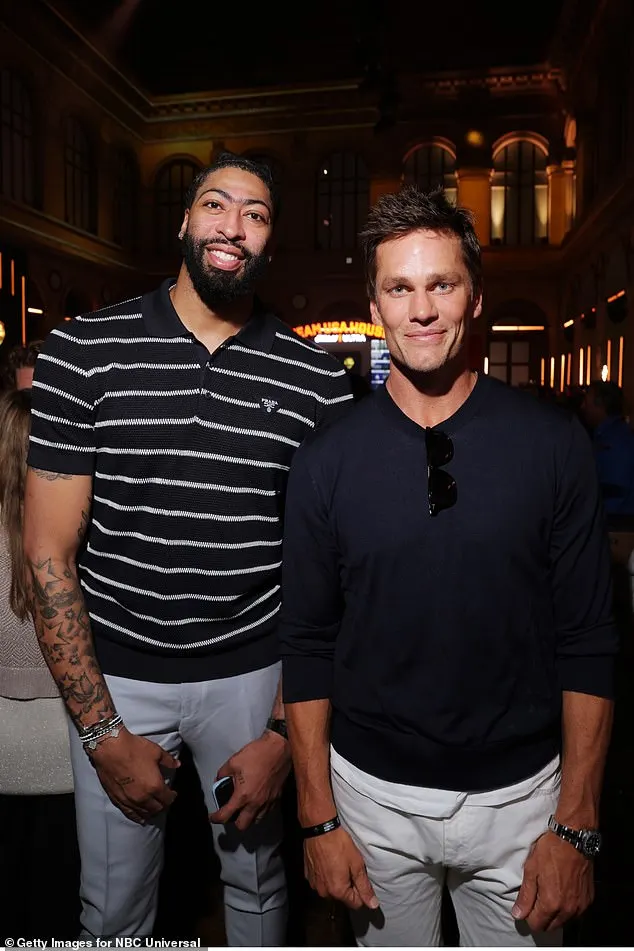 Tom Brady, 47, was spotted inside, in the company of Lakers star Anthony Davis, 31